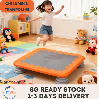 Kid's Jumping Trampoline Vestibular Sensory Training Equipment Kindergarten Trampoline Kids Indoor Household Exercise Toys