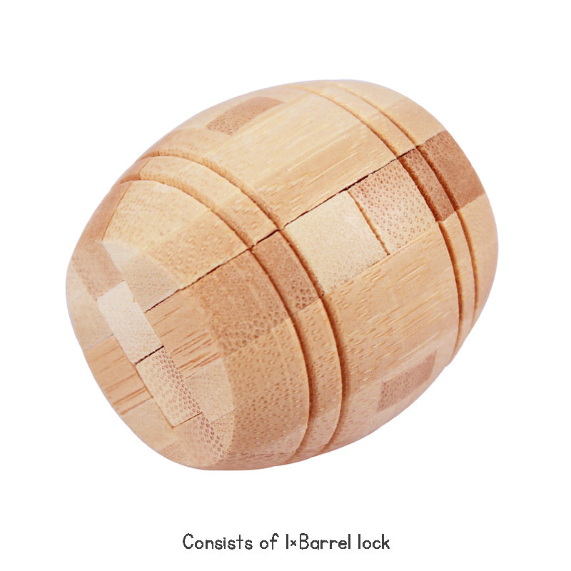 Stress Relief Toys 3D Brain Teaser LuBan Lock Puzzle Toy Building Blocks Learning Toys Unlocking Game Toy  For Kids Adults Gifts