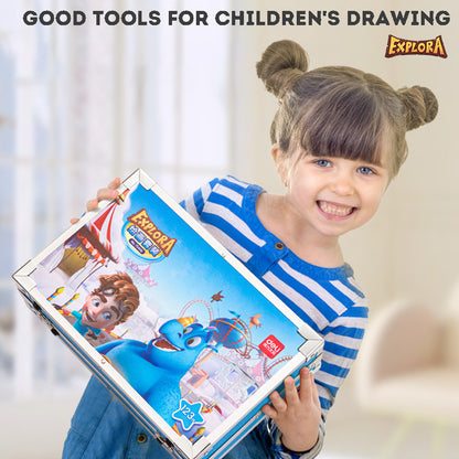 Kids Art Set Drawing Marker Painting Color Pen Watercolor Pens Crayon Pastel Set