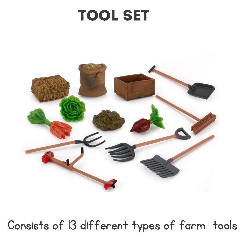 Simulation Poultry Farm Animal Model Pretend Play Farmer Figures Toys Farm Animal Toys For Kids