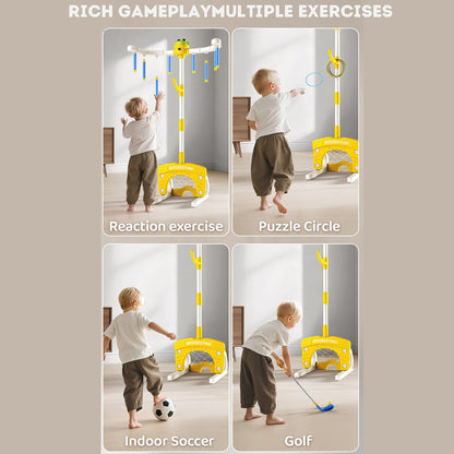 Kids multifunctional grabbing stick machine falling stick game toy