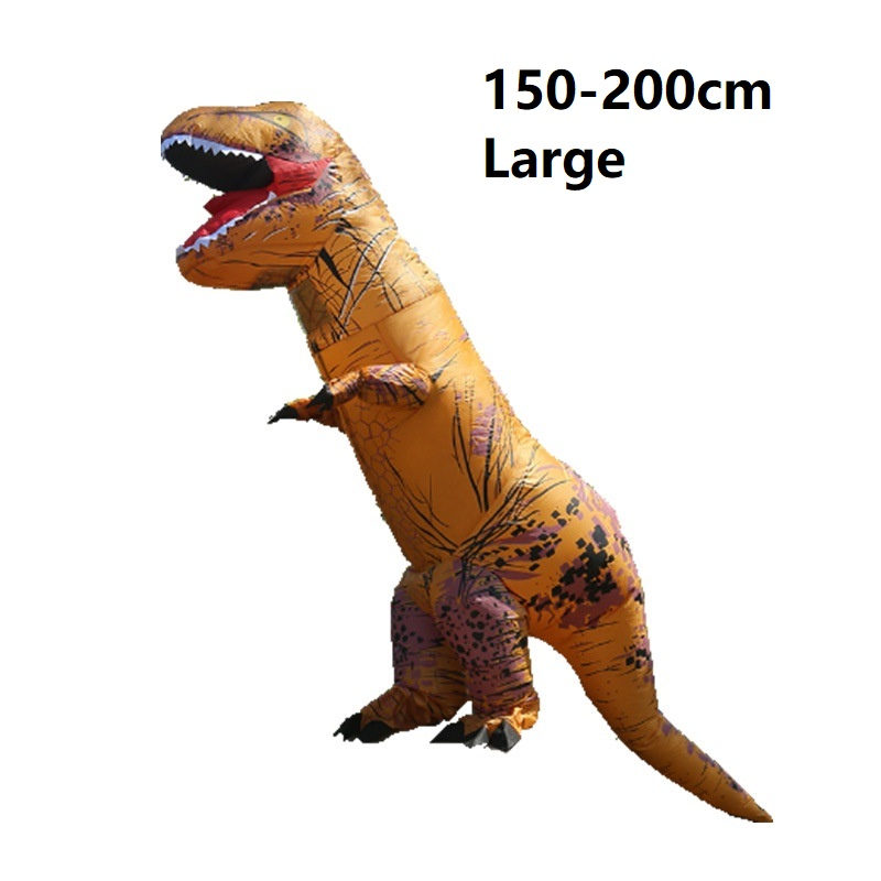 Dinosaur T-rex Halloween Inflatable Costume Giant T-rex Halloween Cosplay Blow Up Suit Fancy Dress