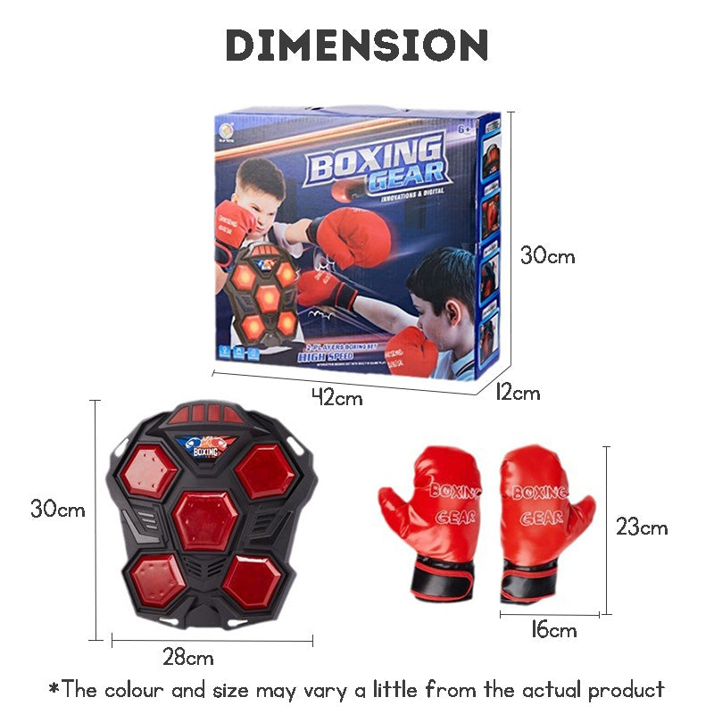 Boxing Toy Kids Boxing Interactive Toy Training Electronic Wearable Boxing Target Toy