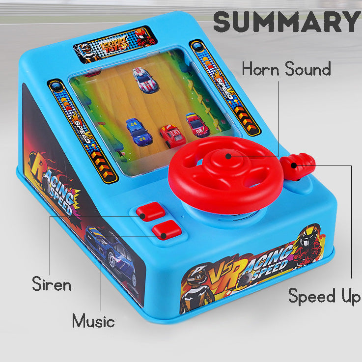 Childhood Educational Toy: Racing Adventure Simulation Steering Wheel Game with Sound Effects