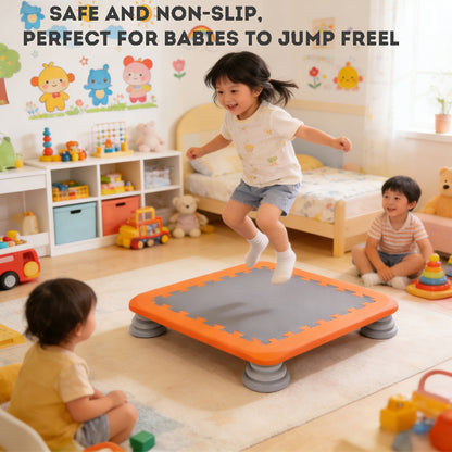 Kid's Jumping Trampoline Vestibular Sensory Training Equipment Kindergarten Trampoline Kids Indoor Household Exercise Toys