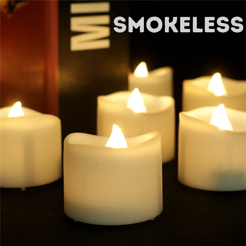 Smokeless LED Atmosphere Electronic Candle Lights for Halloween, Christmas, Proposing, Confessing, Wedding, and Other Festive Occasions