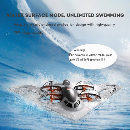 Kids RC Drone Three In One Airplanes Flying Toy Remote Control Quad Copter Drone Plane
