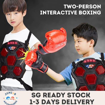 Boxing Toy Kids Boxing Interactive Toy Training Electronic Wearable Boxing Target Toy