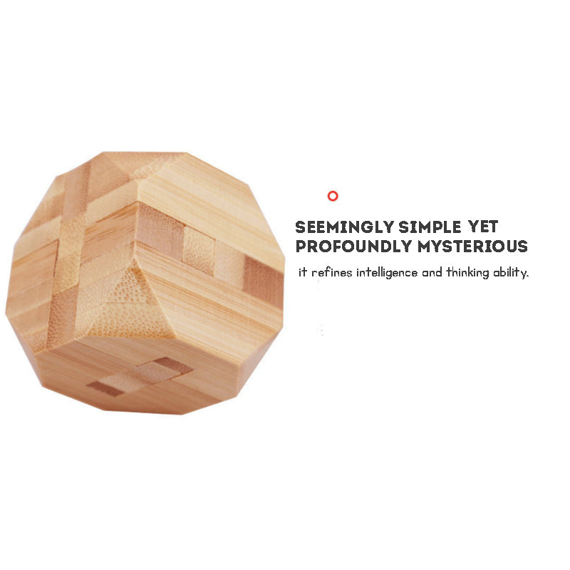 Stress Relief Toys 3D Brain Teaser LuBan Lock Puzzle Toy Building Blocks Learning Toys Unlocking Game Toy  For Kids Adults Gifts