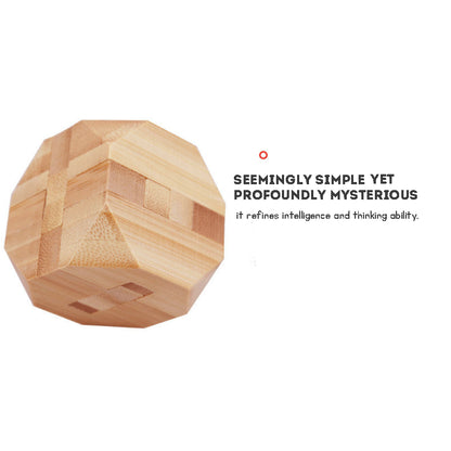 Stress Relief Toys 3D Brain Teaser LuBan Lock Puzzle Toy Building Blocks Learning Toys Unlocking Game Toy  For Kids Adults Gifts