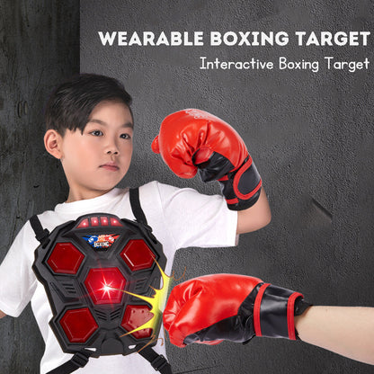 Boxing Toy Kids Boxing Interactive Toy Training Electronic Wearable Boxing Target Toy