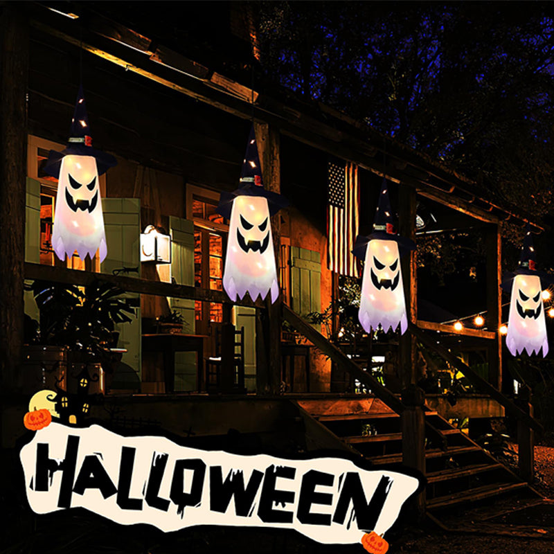 Halloween Decoration Wizard Hat String Light LED Light Scary Atmosphere Indoor Outdoor Home Party Decoration