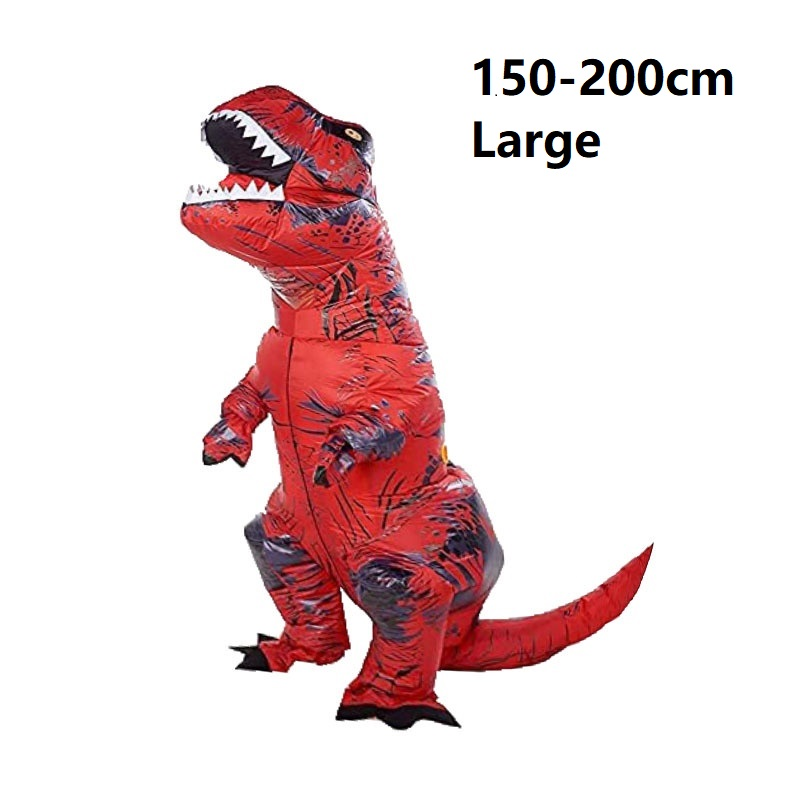 Dinosaur T-rex Halloween Inflatable Costume Giant T-rex Halloween Cosplay Blow Up Suit Fancy Dress