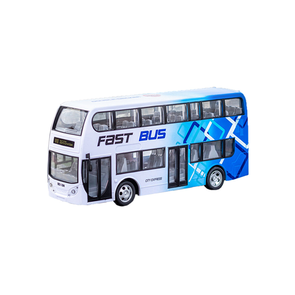 Remote Control Double Decker BUS RC Toy cool lights safe durable a delightful gift for kids boys