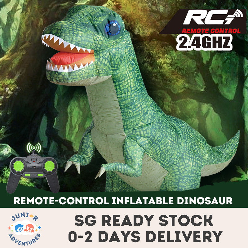 Remote Control Inflatable T-Rex Dinosaur Toy for Kids, Realistic Electric Walking Dinosaur Toy, Birthday Gift