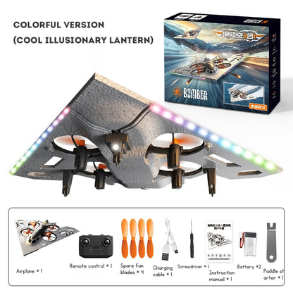 Kids RC Drone Three In One Airplanes Flying Toy Remote Control Quad Copter Drone Plane