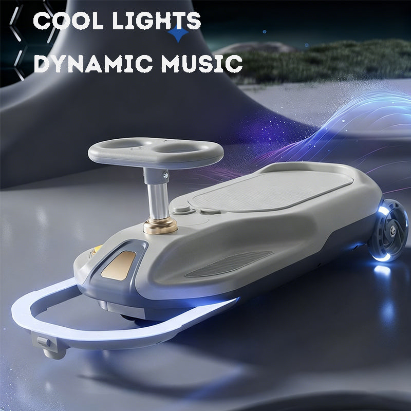 Children's Electric Twist Car Anti-Rollover Baby Kart Multi-function Mopping Car Kids Electric ride on