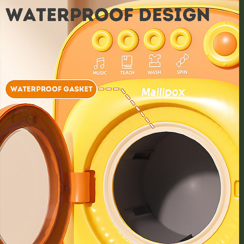 Kids Washing Machine Toy Mini Toys Pretend Play Kids Educational Toy Rotatable Simulation Toys