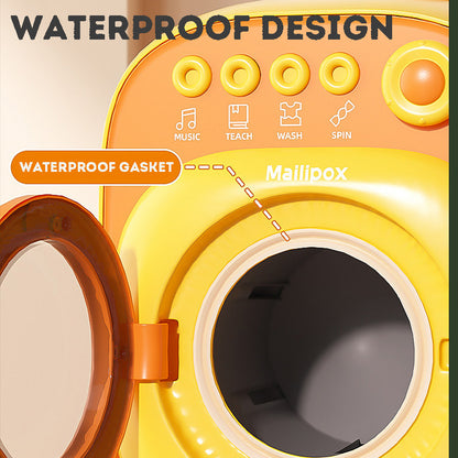 Kids Washing Machine Toy Mini Toys Pretend Play Kids Educational Toy Rotatable Simulation Toys