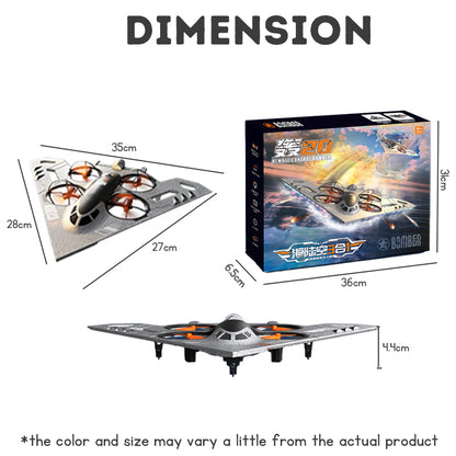Kids RC Drone Three In One Airplanes Flying Toy Remote Control Quad Copter Drone Plane