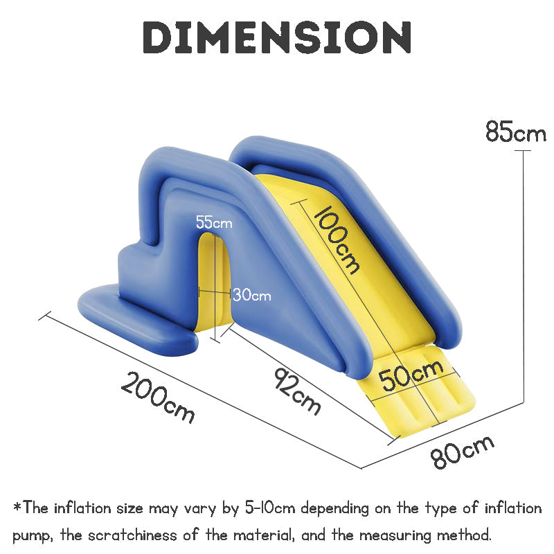 Inflatable Pool Slide Water Slide Inflatable Swimming Water Slide Anti-tip Inflatable Slide
