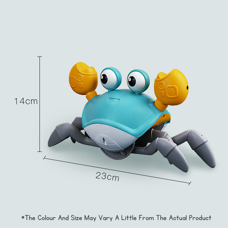 Kids Crab Toy Electric Sensor Automatically Escapes Senses Avoids Obstacles With Music and Lights Interactive Climb Toy