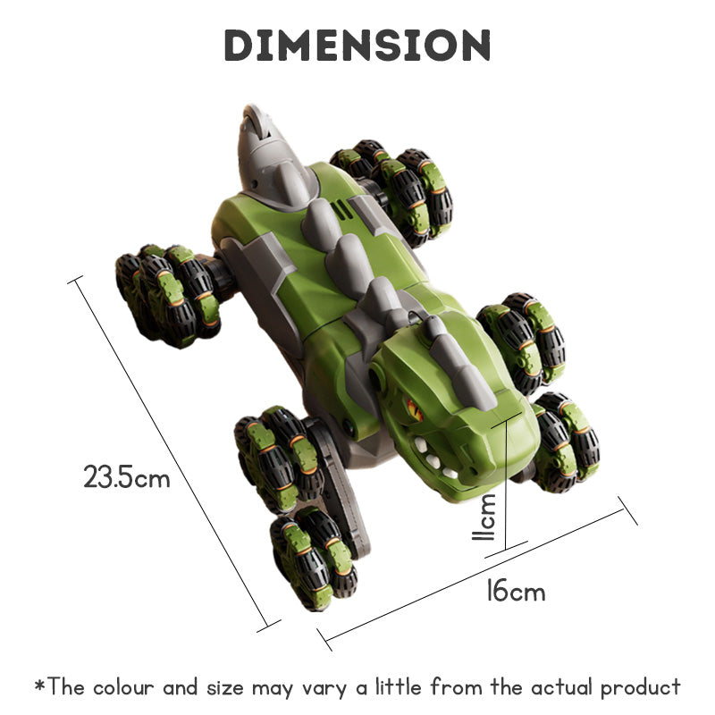 Kids Remote Control Mechanical Dog Dinosaur Car Toys For Boys Electric Eight-Wheel Intelligent Music Light Remote Control Toy