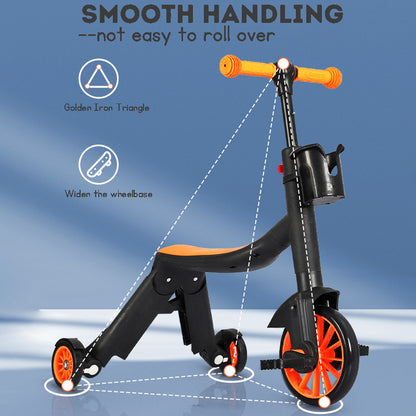 Multi-functional Kids Scooter Tricycle Balancing Bike Nadle Children's Bicycle Toddlers' Car  Kids Bicycle Balance Bike Scooter