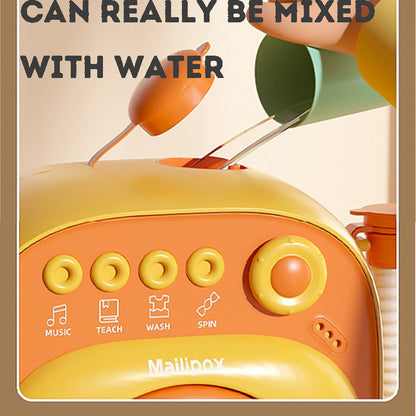 Kids Washing Machine Toy Mini Toys Pretend Play Kids Educational Toy Rotatable Simulation Toys