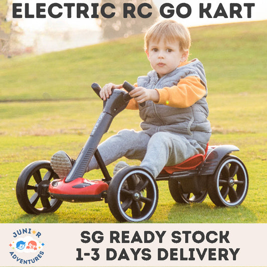 Kids Electric Go Kart Ride-On Car – Remote Control Racing Car for Children With Safety Mark Charger