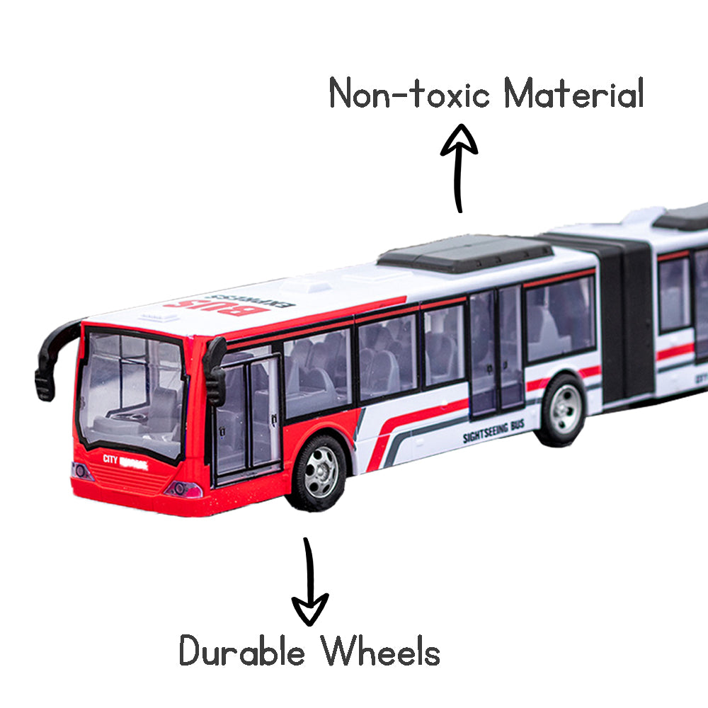 Remote Control Double Decker BUS RC Toy cool lights safe durable a delightful gift for kids boys