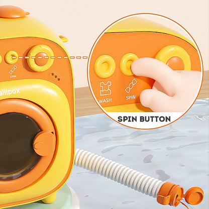 Kids Washing Machine Toy Mini Toys Pretend Play Kids Educational Toy Rotatable Simulation Toys
