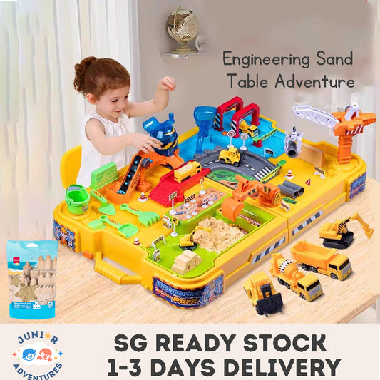 Children's Space Sand Toy Set Portable Handheld Set Puzzle Sand Table Engineering Toy