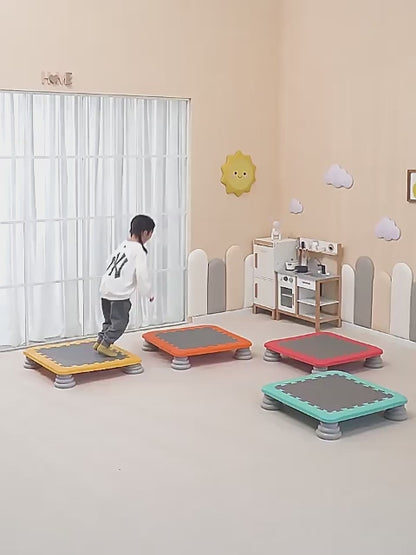 Kid's Jumping Trampoline Vestibular Sensory Training Equipment Kindergarten Trampoline Kids Indoor Household Exercise Toys