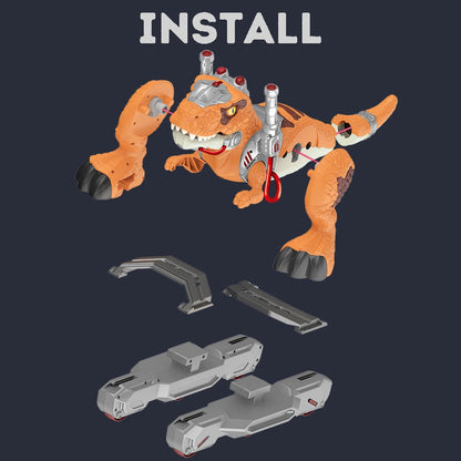 Multifunctional Dinosaur Toy with Ride-On and Scooter, Music, and Light Effects T-Rex Tyrannosaurus Rex