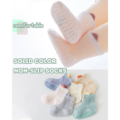 Infant Anti-Slip Socks Baby Walking Socks Children's Breathable Mesh Athletic Non-Slip Socks