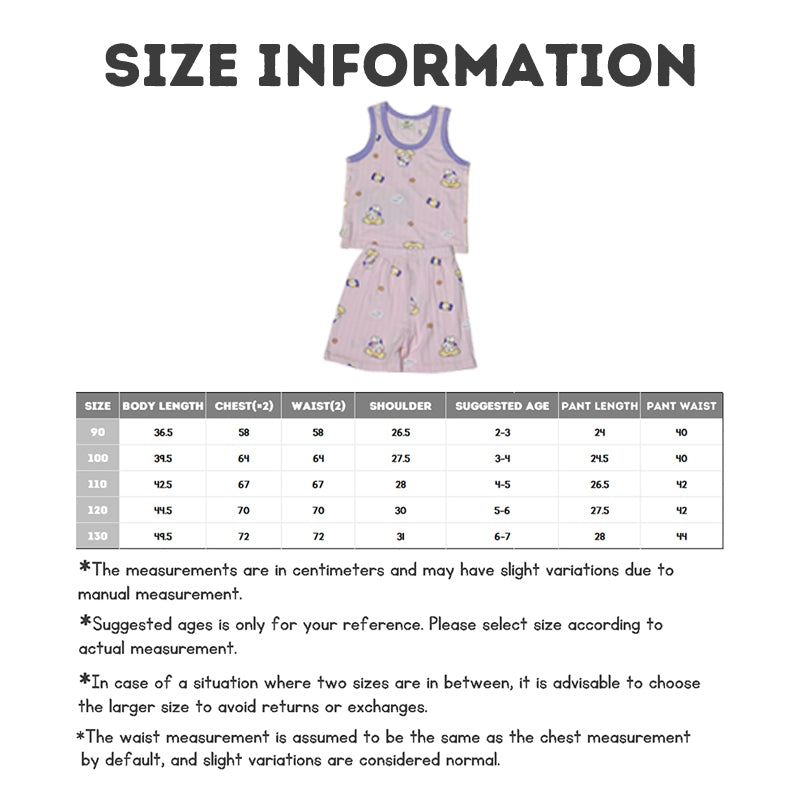 kids T-shirt Cartoon Sleeveless Sports Vest Boys And Girls Sleeveless Vest Set Baby pyjamas Childrens Singlet