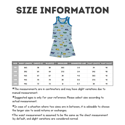 kids T-shirt Cartoon Sleeveless Sports Vest Boys And Girls Sleeveless Vest Set Baby pyjamas Childrens Singlet