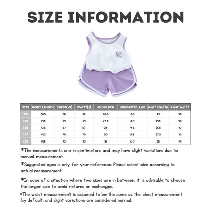 kids T-shirt Cartoon Sleeveless Sports Vest Boys And Girls Sleeveless Vest Set Baby pyjamas Childrens Singlet