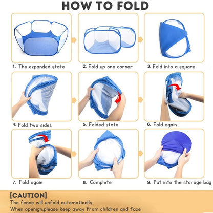 Kids Foldable Ocean Ball Pit Tent Indoor Hexagonal fence playard for Baby Ball Pool