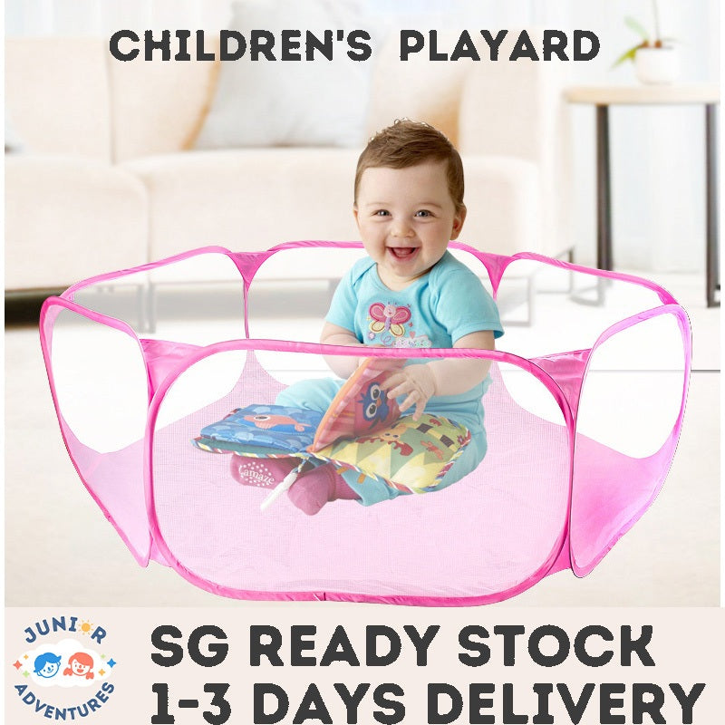 Kids Foldable Ocean Ball Pit Tent Indoor Hexagonal fence playard for Baby Ball Pool