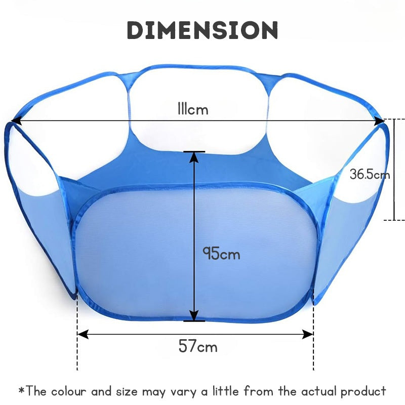 Kids Foldable Ocean Ball Pit Tent Indoor Hexagonal fence playard for Baby Ball Pool