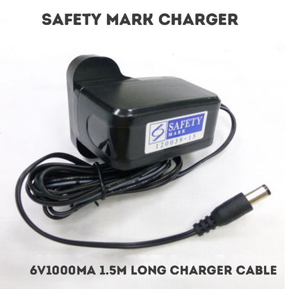 SG Seller 6V1000MA 12V1000MA AC Power Adapter 3-Pin Safety Mark  Charger Toy Charger