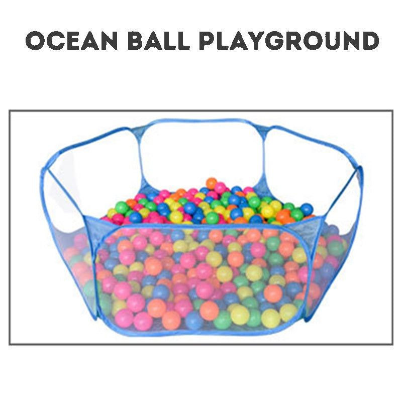 Kids Foldable Ocean Ball Pit Tent Indoor Hexagonal fence playard for Baby Ball Pool
