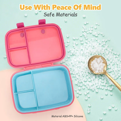 Kids Detachable Lunch  Box Lightweight Bento Box Picnic Box
