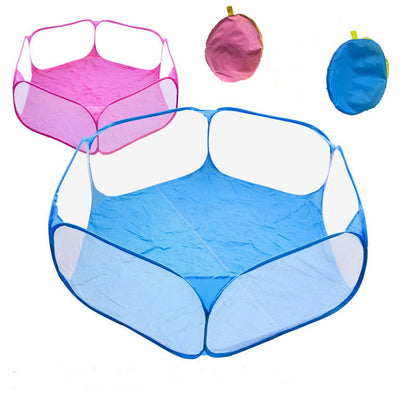 Kids Foldable Ocean Ball Pit Tent Indoor Hexagonal fence playard for Baby Ball Pool