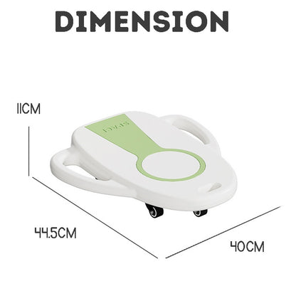 Silent Universal Wheels Kids Balance Slide Board, Multifunctional Sensory Training Scooter