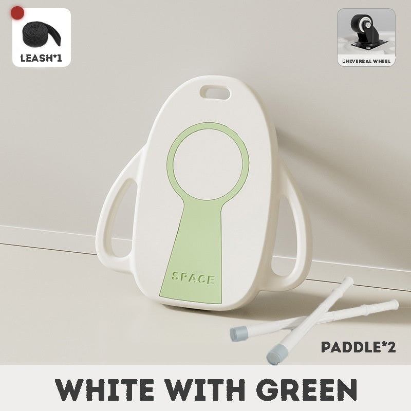 Silent Universal Wheels Kids Balance Slide Board, Multifunctional Sensory Training Scooter