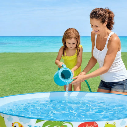 Ocean Park Theme Kids Paddling Pool, Inflation-Free Foldable Pool Toys, Indoor & Outdoor Children's Water Play Tub