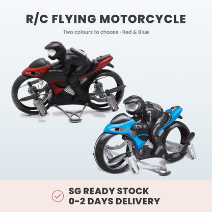 R/C Flying Motorcycle AF903 Mini Drone Remote Control Bike 2.4GHz 360 Flip LED Altitude Hold Toy for Kids Teens Gift